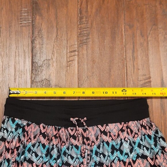 Black/Blue/Pink Patterned Sweatpants - Size L - Picture 5 of 8